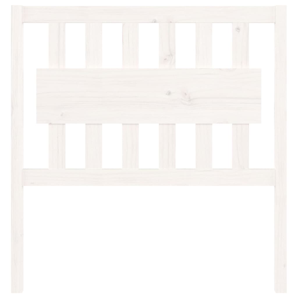 Vidaxl hoofdbord 95,5x4x100 cm massief grenenhout wit