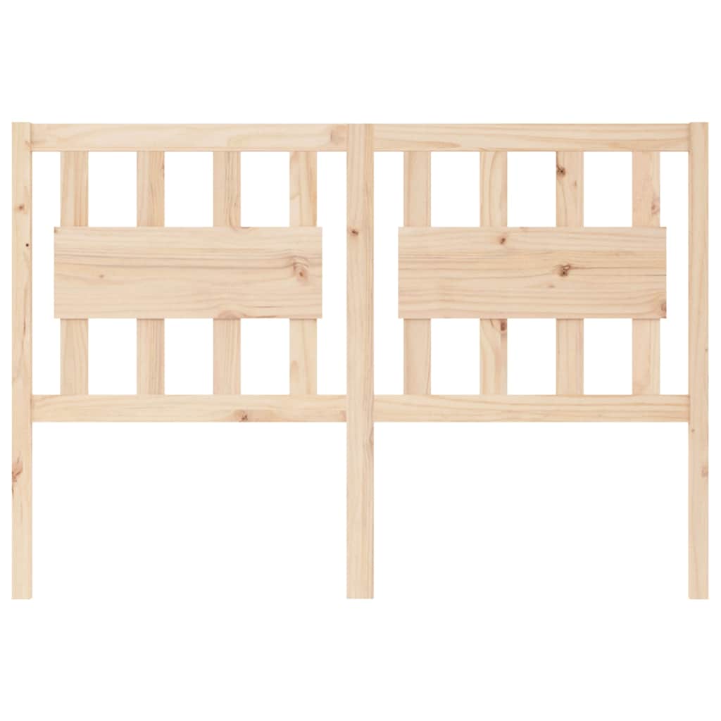 Vidaxl hoofdbord 125,5x4x100 cm massief grenenhout