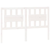 Vidaxl hoofdbord 145,5x4x100 cm massief grenenhout wit