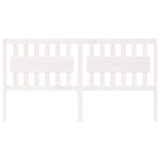 Vidaxl hoofdbord 185,5x4x100 cm massief grenenhout wit