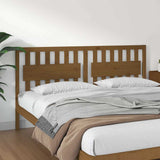 Vidaxl hoofdbord 185,5x4x100 cm massief grenenhout honingbruin