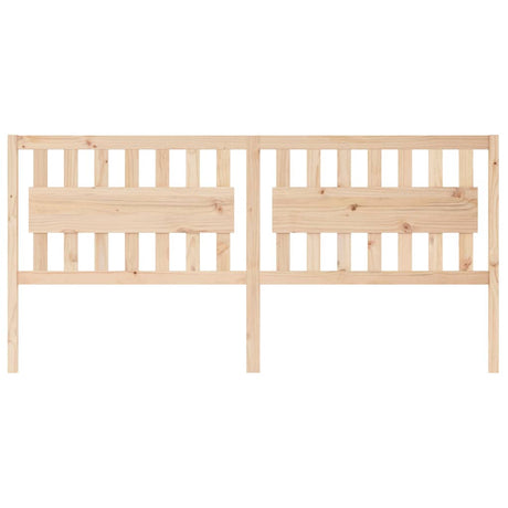 Vidaxl hoofdbord 205,5x4x100 cm massief grenenhout