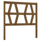 Vidaxl hoofdbord 96x4x100 cm massief grenenhout honingbruin