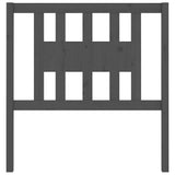 Vidaxl hoofdbord 81x4x100 cm massief grenenhout grijs