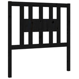 Vidaxl hoofdbord 96x4x100 cm massief grenenhout zwart