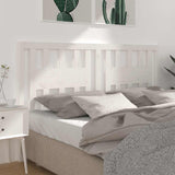 Vidaxl hoofdbord 146x4x100 cm massief grenenhout wit