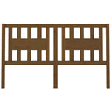 Vidaxl hoofdbord 206x4x100 cm massief grenenhout honingbruin