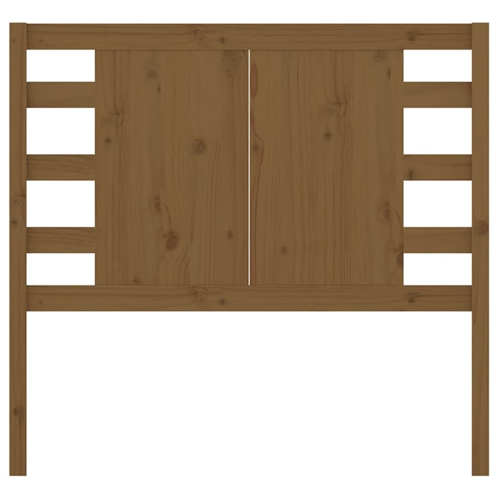 Vidaxl hoofdbord 81x4x100 cm massief grenenhout honingbruin