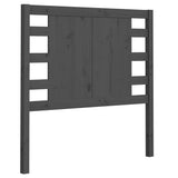 Vidaxl hoofdbord 96x4x100 cm massief grenenhout grijs