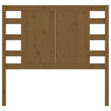 Vidaxl hoofdbord 96x4x100 cm massief grenenhout honingbruin