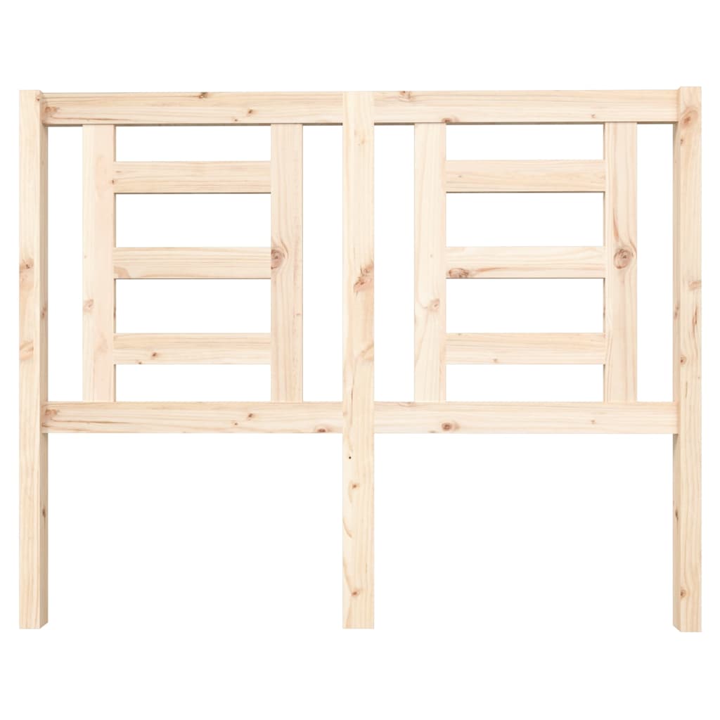Vidaxl hoofdbord 126x4x100 cm massief grenenhout