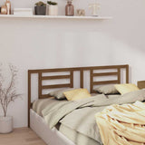 Vidaxl hoofdbord 206x4x100 cm massief grenenhout honingbruin