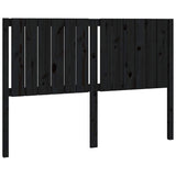 Vidaxl hoofdbord 145,5x4x100 cm massief grenenhout zwart