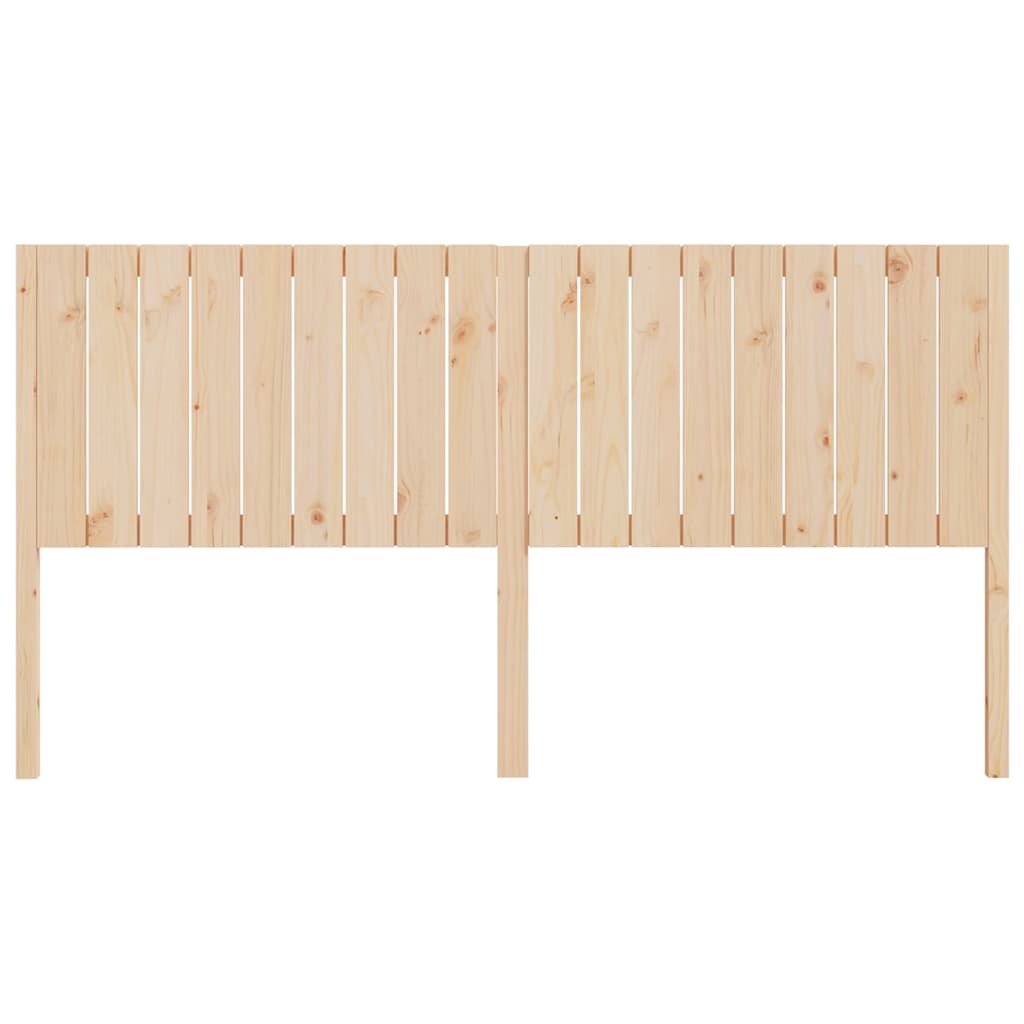 Vidaxl hoofdbord 185,5x4x100 cm massief grenenhout