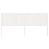 Vidaxl hoofdbord 205,5x4x100 cm massief grenenhout wit