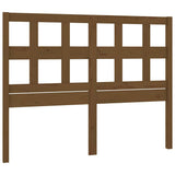 Vidaxl hoofdbord 185,5x4x100 cm massief grenenhout honingbruin