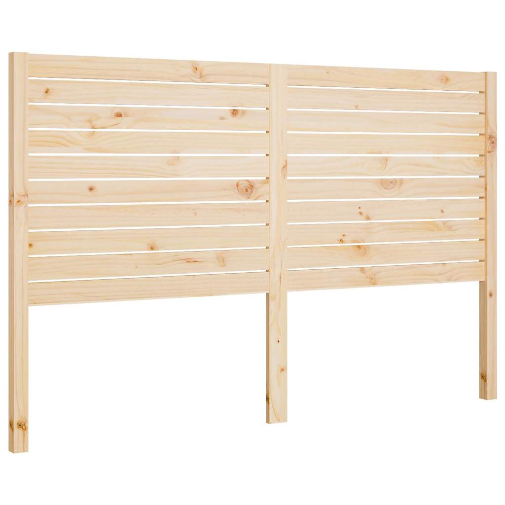 Vidaxl hoofdbord 141x4x100 cm massief grenenhout