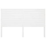 Vidaxl hoofdbord 146x4x100 cm massief grenenhout wit