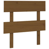 Vidaxl hoofdbord 93,5x3x81 cm massief grenenhout honingbruin