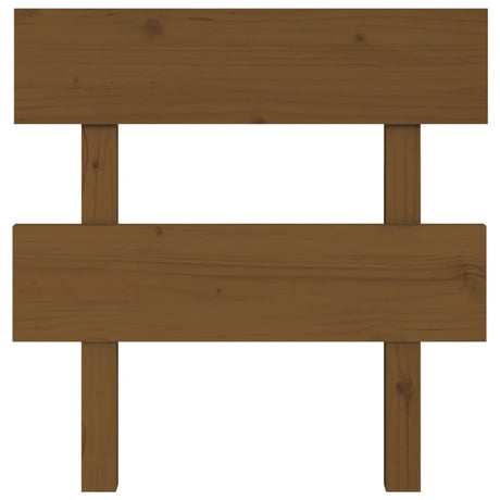 Vidaxl hoofdbord 93,5x3x81 cm massief grenenhout honingbruin
