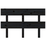 Vidaxl hoofdbord 124x3x81 cm massief grenenhout zwart