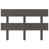 Vidaxl hoofdbord 138x3x81 cm massief grenenhout grijs