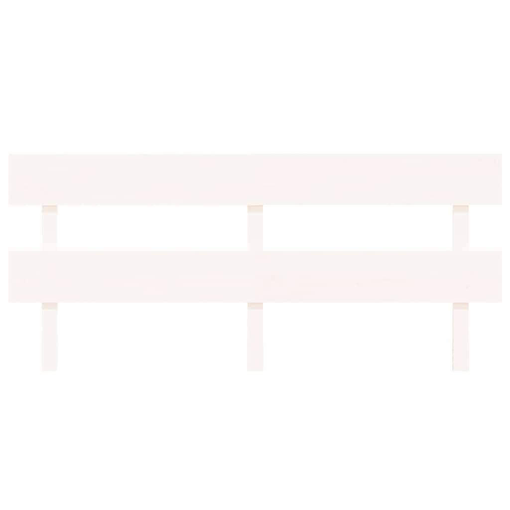 Vidaxl hoofdbord 184x3x81 cm massief grenenhout wit
