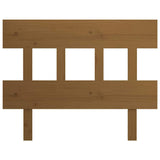 Vidaxl hoofdbord 93,5x3x81 cm massief grenenhout honingbruin