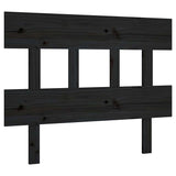 Vidaxl hoofdbord 93,5x3x81 cm massief grenenhout zwart