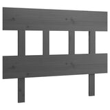 Vidaxl hoofdbord 103,5x3x81 cm massief grenenhout grijs