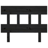 Vidaxl hoofdbord 103,5x3x81 cm massief grenenhout zwart