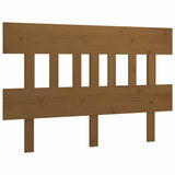 Vidaxl hoofdbord 123,5x3x81 cm massief grenenhout honingbruin
