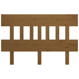 Vidaxl hoofdbord 123,5x3x81 cm massief grenenhout honingbruin