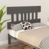 Vidaxl hoofdbord 138,5x3x81 cm massief grenenhout grijs