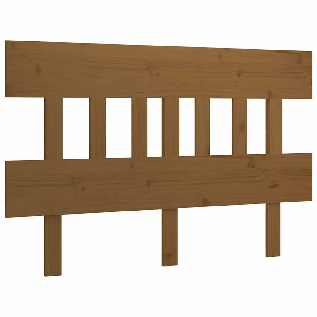Vidaxl hoofdbord 183,5x3x81 cm massief grenenhout honingbruin