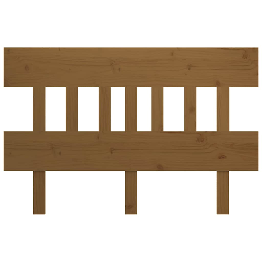Vidaxl hoofdbord 183,5x3x81 cm massief grenenhout honingbruin