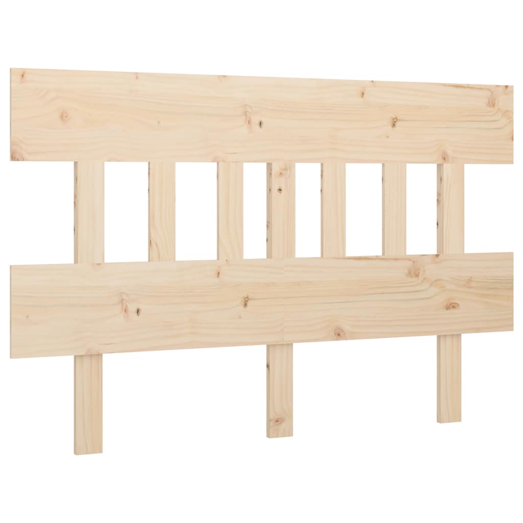 Vidaxl hoofdbord 203,5x3x81 cm massief grenenhout