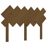 Vidaxl hoofdbord 122,5x3x80,5 cm massief grenenhout honingbruin