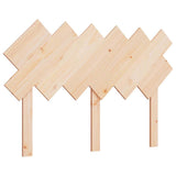 Vidaxl hoofdbord 132x3x81 cm massief grenenhout
