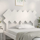 Vidaxl hoofdbord 132x3x81 cm massief grenenhout wit
