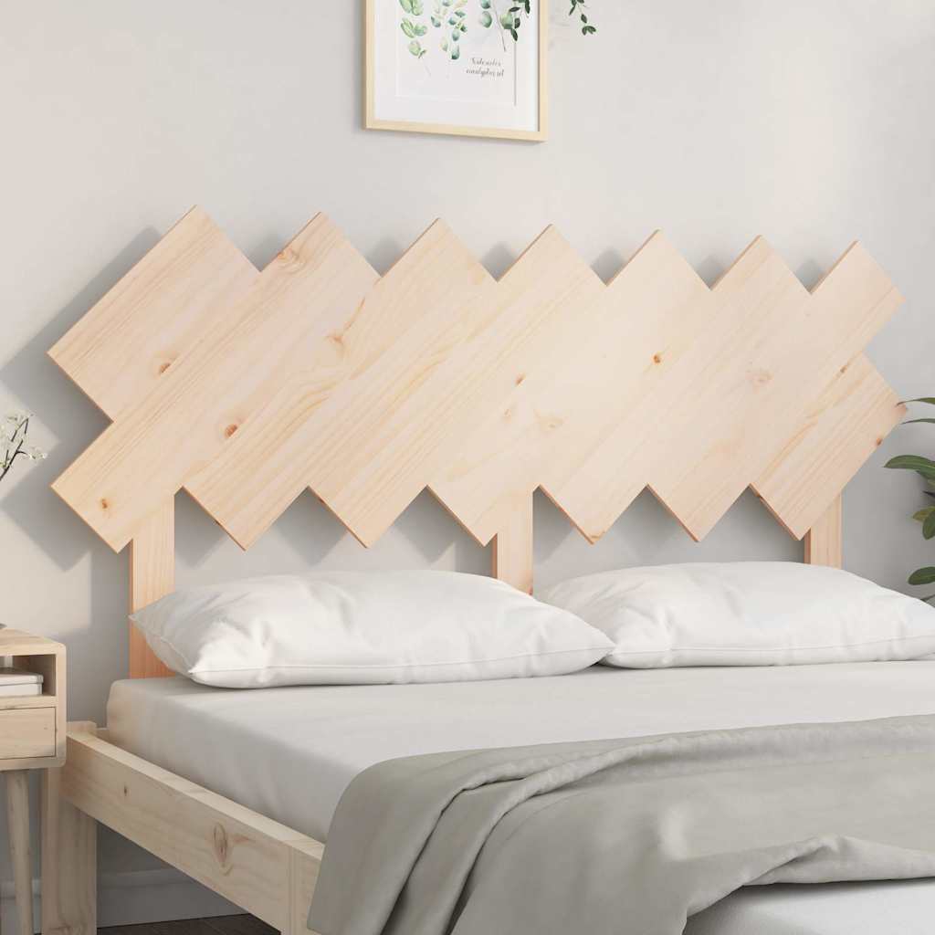 Vidaxl hoofdbord 151,5x3x81 cm massief grenenhout