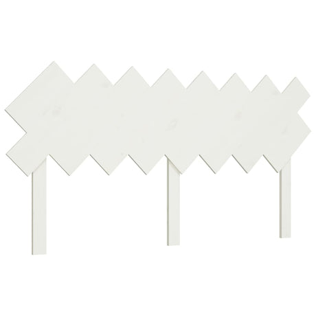 Vidaxl hoofdbord 159,5x3x80,5 cm massief grenenhout wit