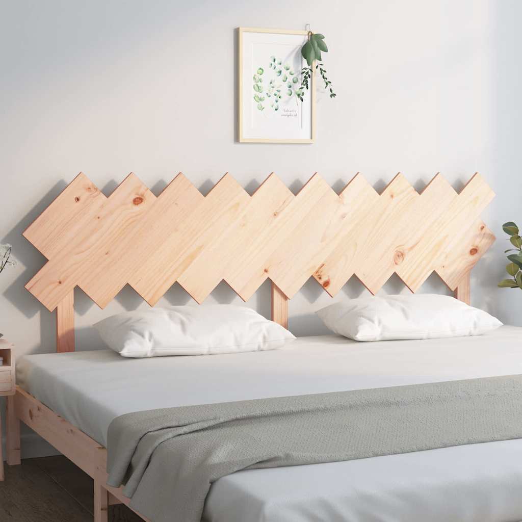 Vidaxl hoofdbord 196x3x80,5 cm massief grenenhout
