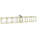 VIDAXL -Hühner Coop 700x100x150 cm imprägnierte feste Kiefer