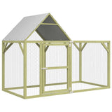 VIDAXL -Hühner Coop 200x100x150 cm imprägnierte feste Kiefer