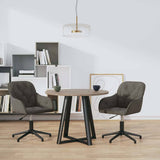 Vidaxl eetkamerstoelen draaibaar 2 st fluweel donkergrijs
