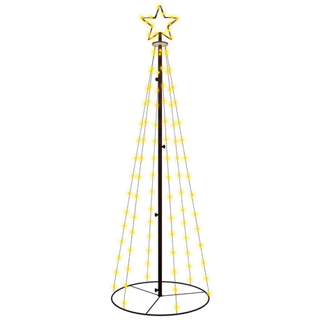 Vidaxl KegelKERSTBOOM 108 LEDs 70x180 cm warmes Weiß