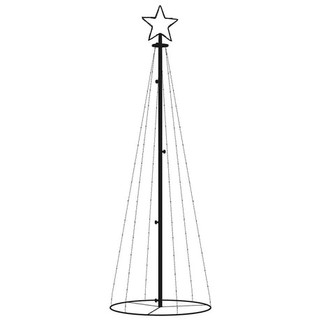 Vidaxl KegelKERSTBOOM 108 LEDs 70x180 cm warmes Weiß