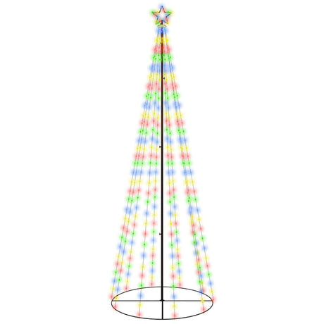 Vidaxx Kegel-Weihnachtsbaum 310 LEDs 100x300 cm mehrfarbig