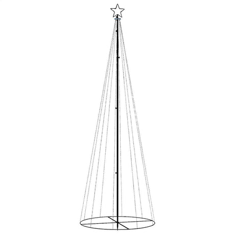 Vidaxx Kegel-Weihnachtsbaum 310 LEDs 100x300 cm mehrfarbig
